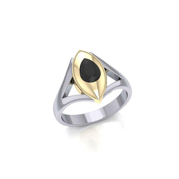 Blaque Teardrop Solitare Ring MRI482 - Jewelry